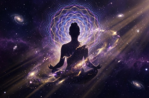 Home an epic cinematic composition of a female human si 1771400669003